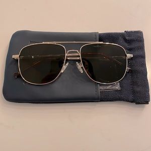 Le Specs Wire Frame Sunglasses